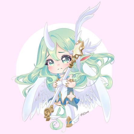 Star Guardian Soraka from League of Legends
