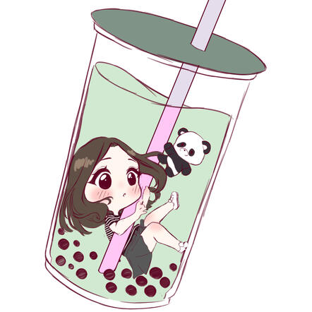 Bubble Tea Lessie Sketch