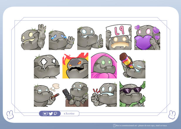 Obsess3 Golem Emotes